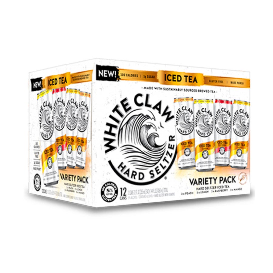 White Claw Ice Tea Variety Pack 12 Pack Cans Refrshr