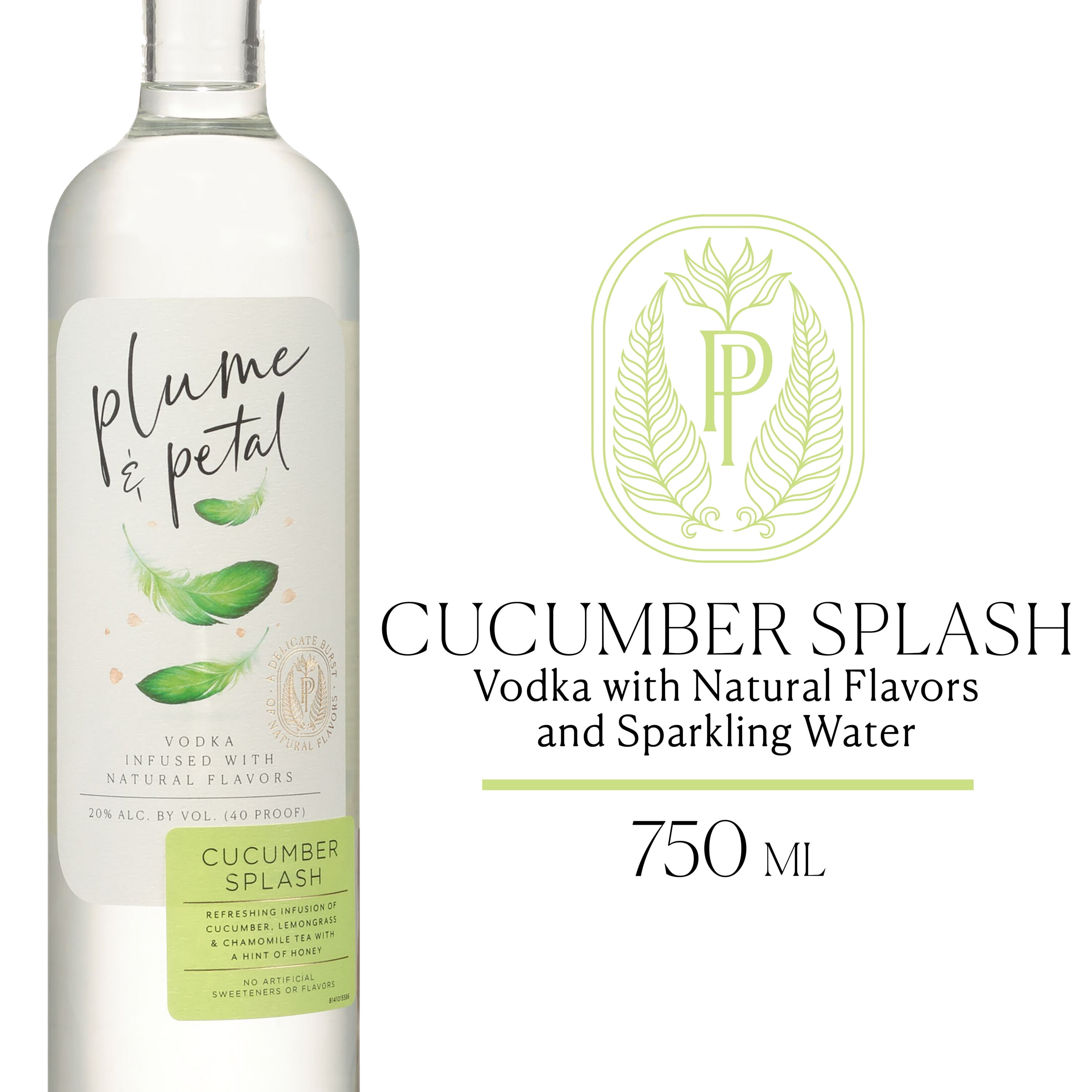 Plume And Petal Cucmber 4 Pack Cans