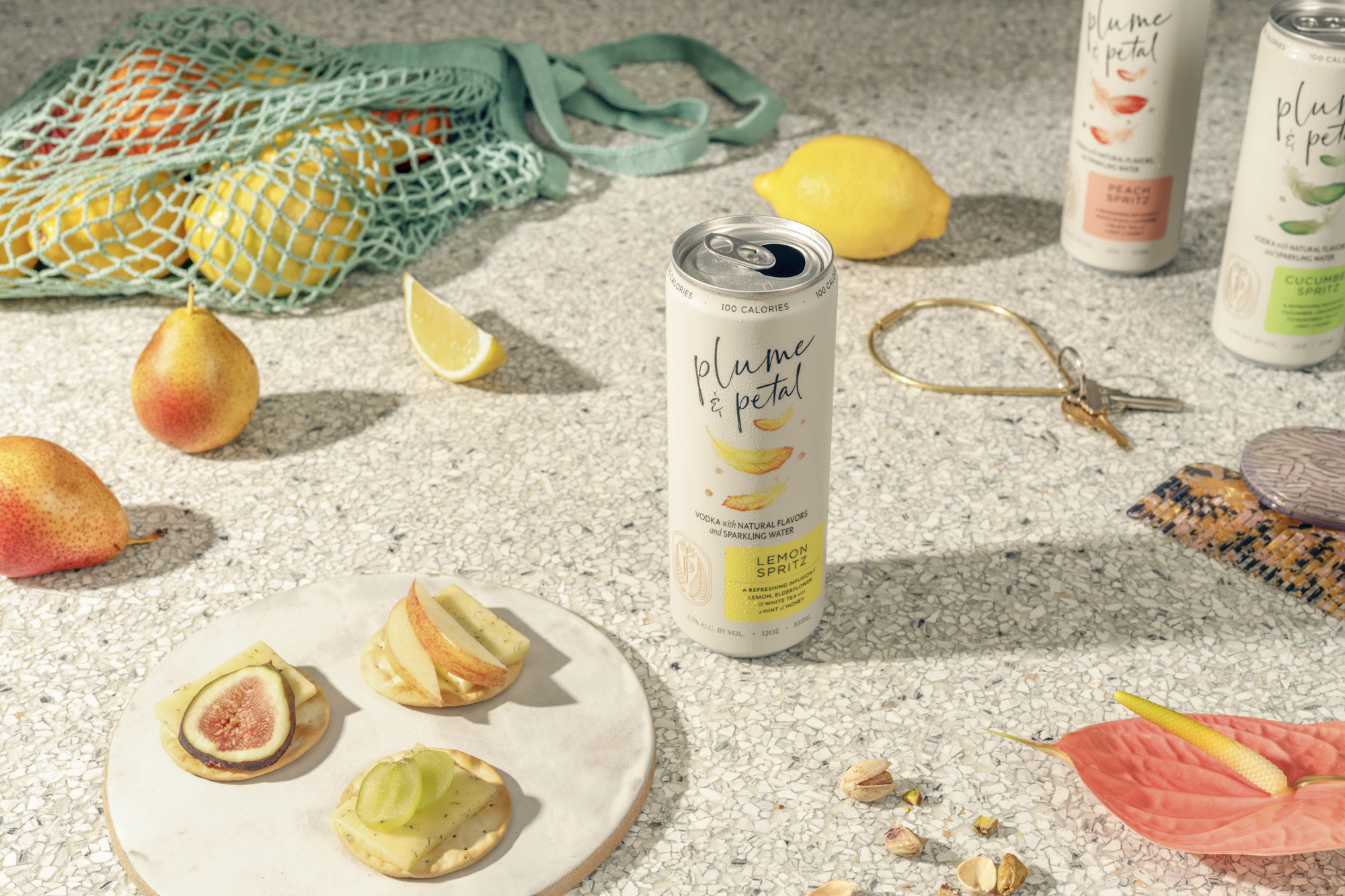 Plume And Petal Lemon 4 Pack Cans