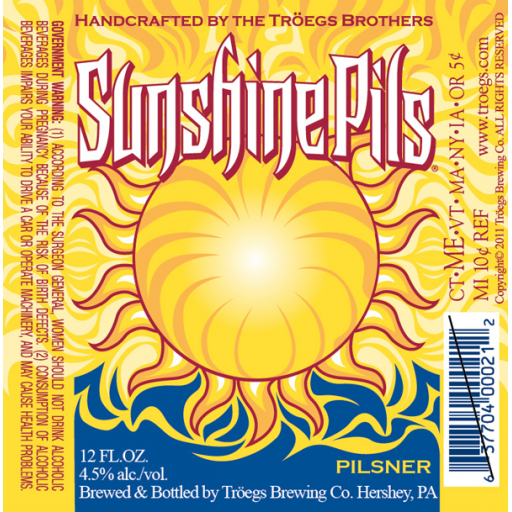 Troeg's Sunshine Pils 1/6 Keg