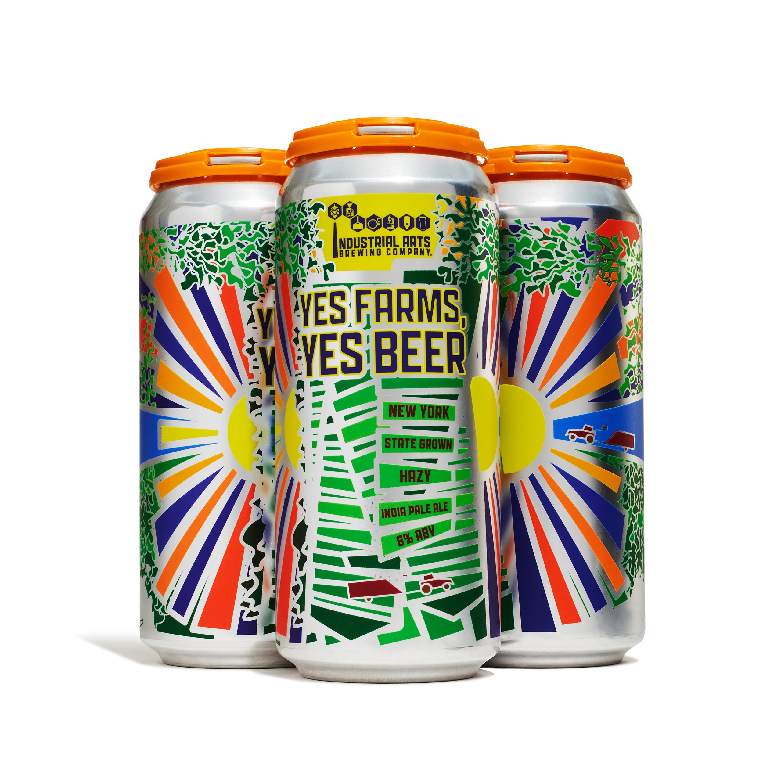Industrial Arts Yes Farms 4 Pack Cans