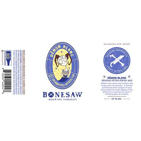 Bonesaw Demon Blanc 6 Pack Cans