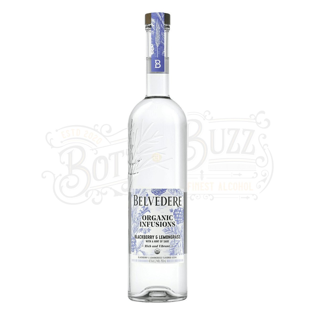 Belvedere Organic Infusions Blackberry And Lemongra