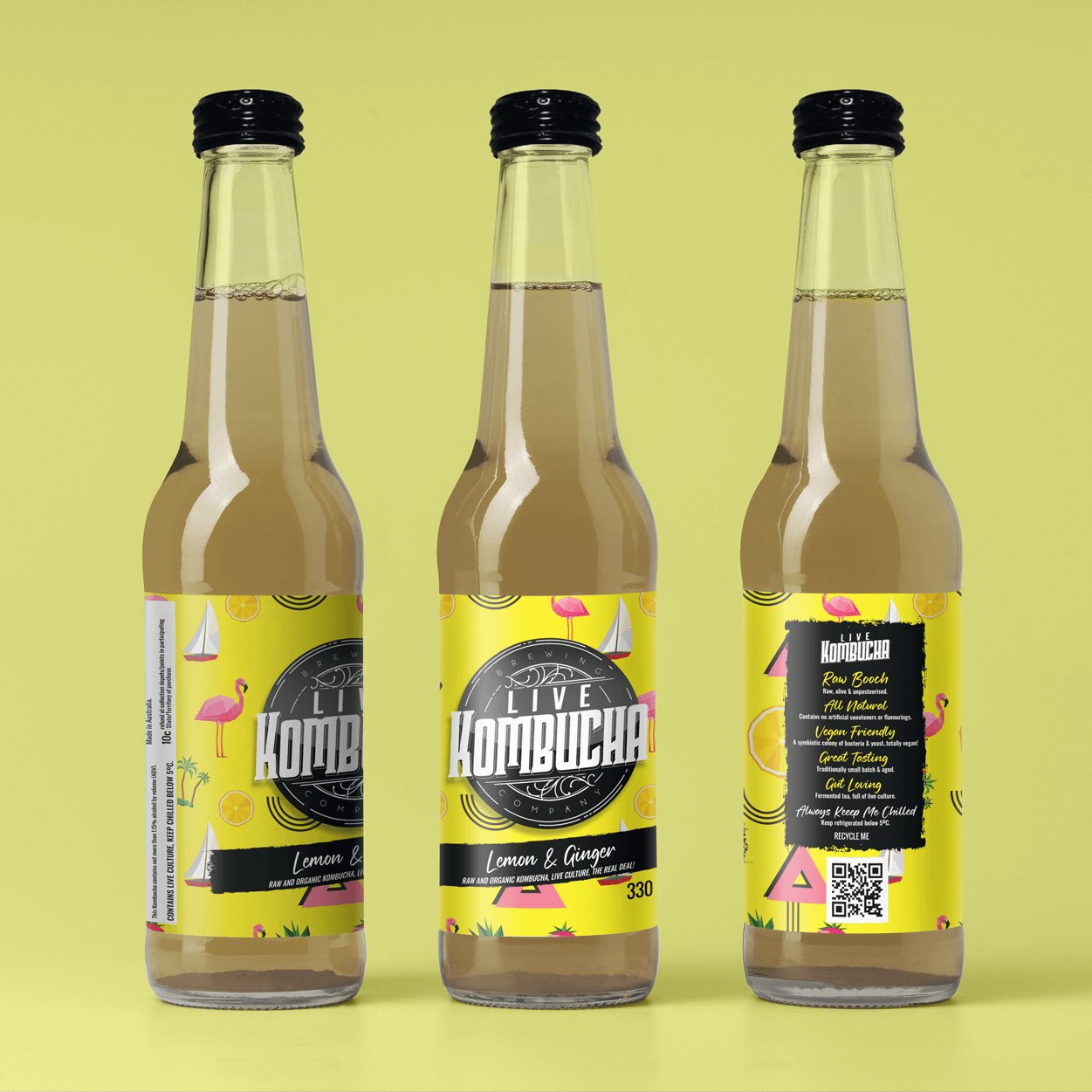 Ironbound Lemon Ginger Selt 6 Pack Cans