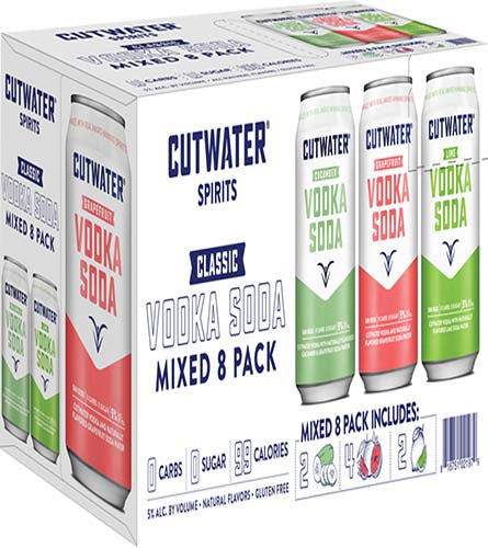 Cutwater Variety Pack 8 Pack Cans
