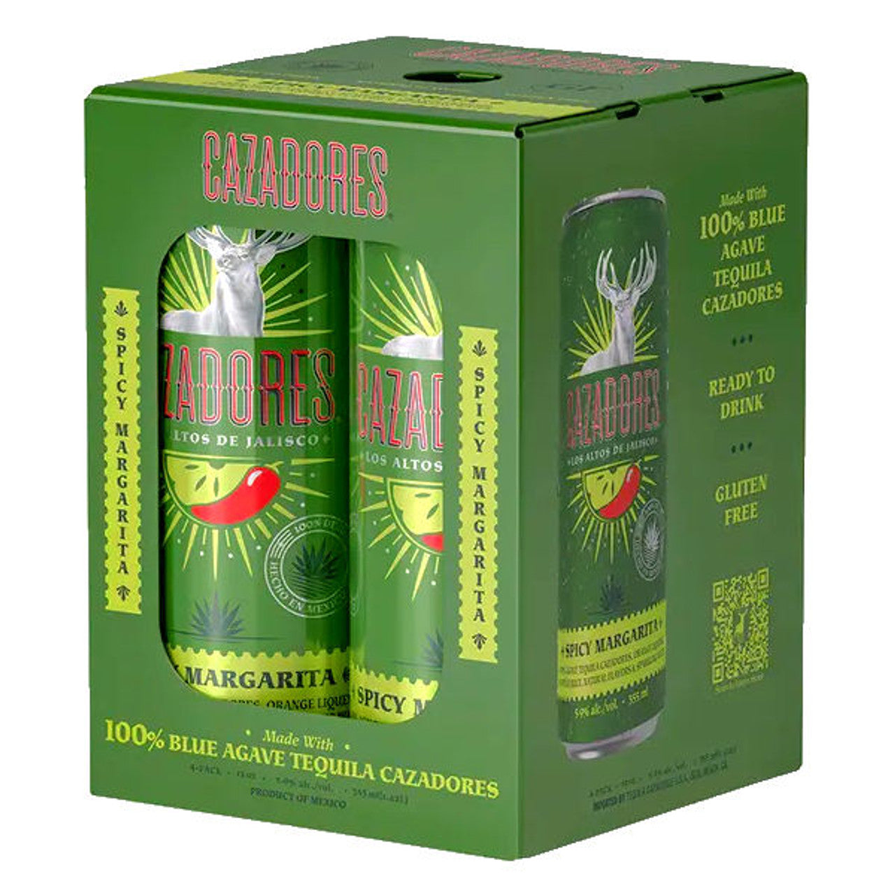 Cazadores Spicy Margarita 4 Pack Cans
