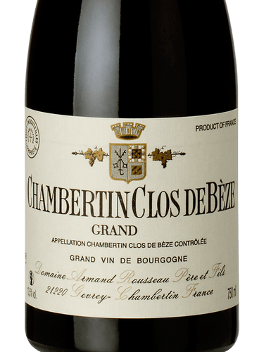 Domaine Arm Rou Clos De Bez Grand C Chambertin