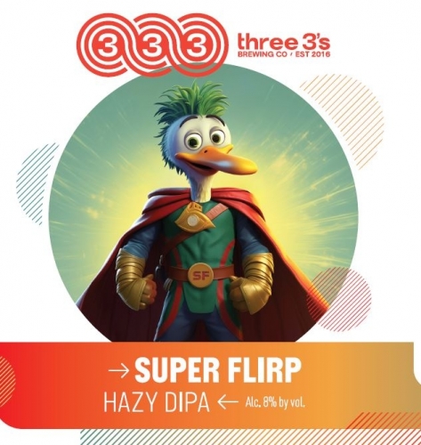 Three 3 Super Flirp 4 Pack Cans