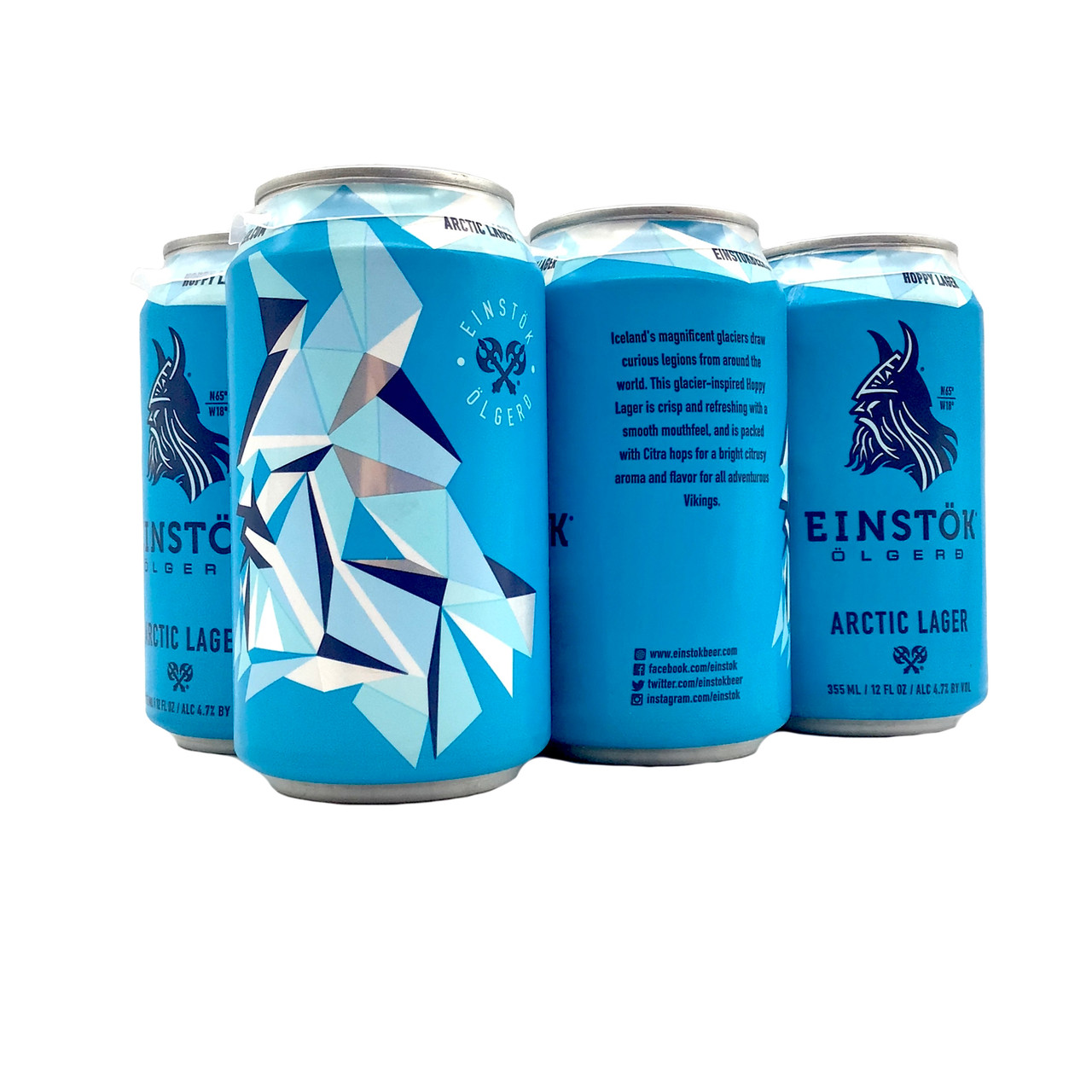 Einstok Arctic Lager 6 Pack Cans