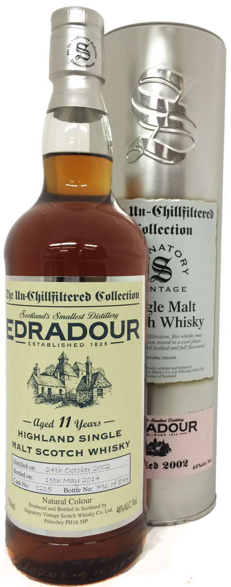 Edradour 11 Years Singnatory Single Malt