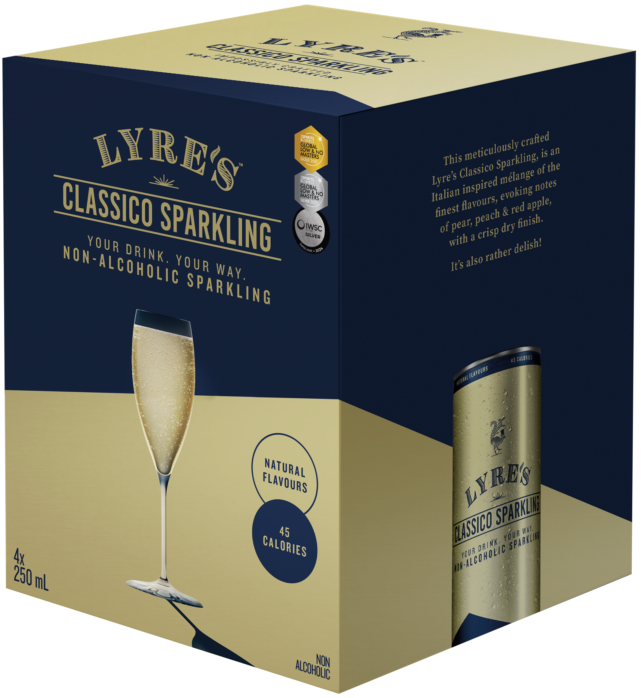 Lyres Classico Sparkling 4 Pack Cans Na