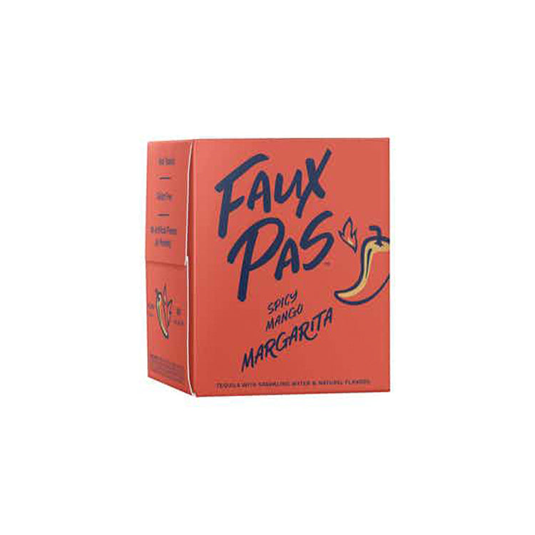Faux Pas Spicy Margarita 4 Pack Cans