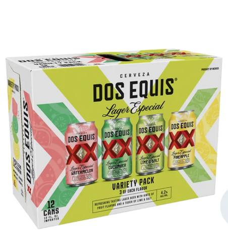 Dos Equis Ranch Water Variety Pack 12 Pack Cans