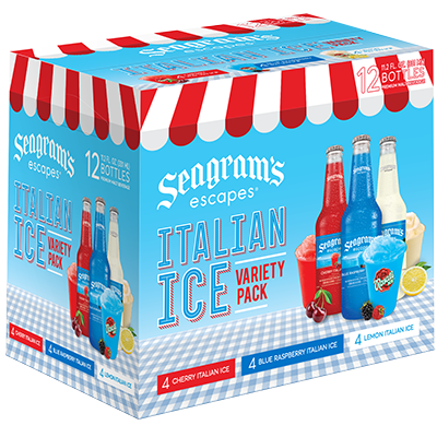 Seagrams Mango Italian Ice 4 Pack Bottles