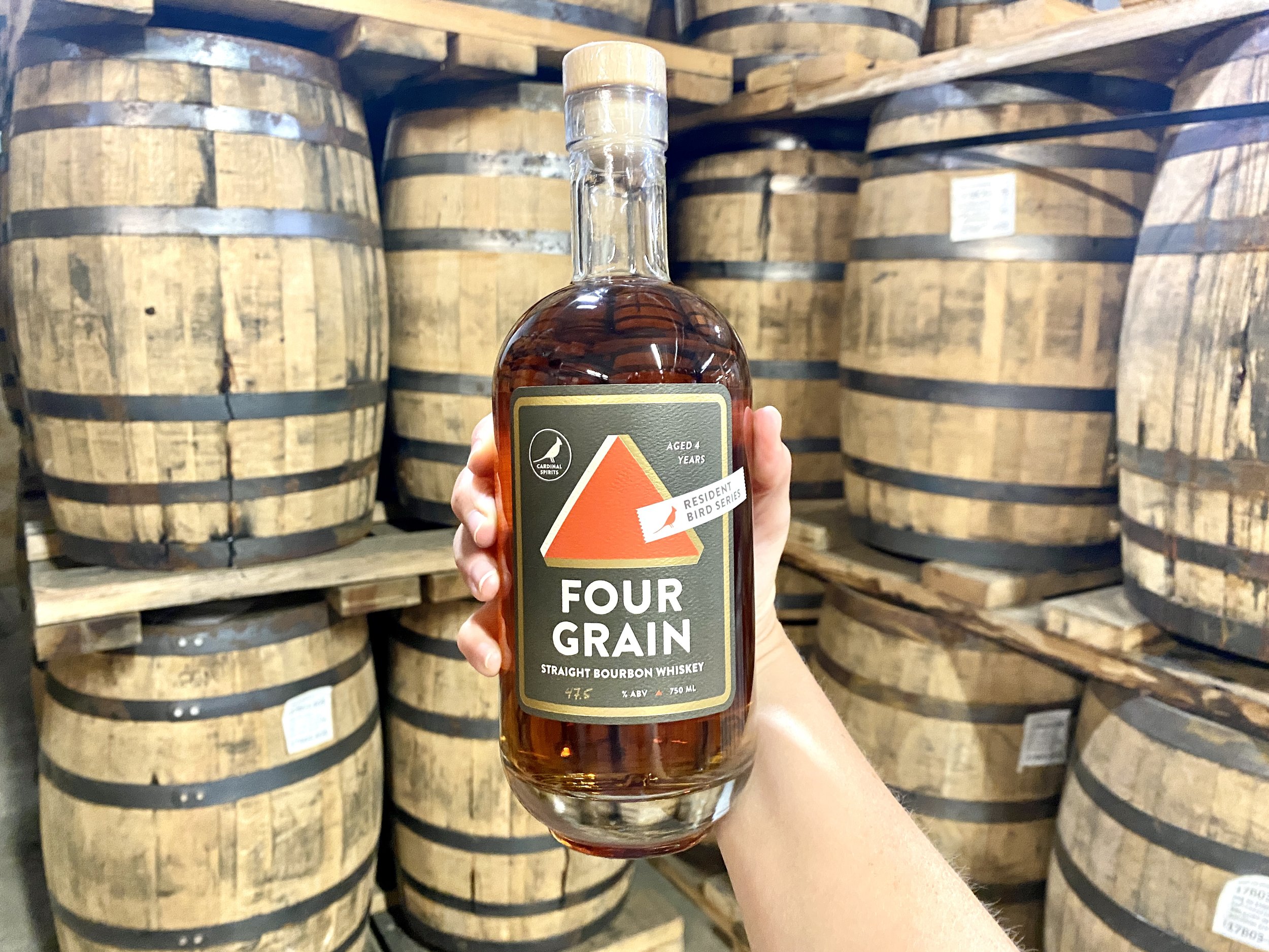 Cardinal Spirits 4 Pack Cans Bourbon Lemona