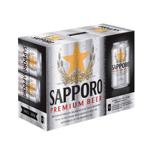 Sapporo Premium Silver 4 Pack Cans