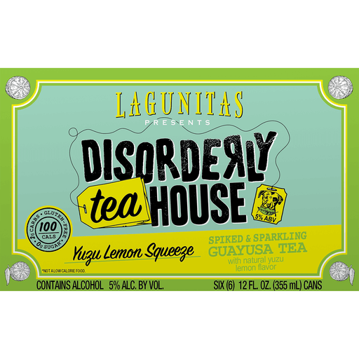 Lagunitas Disorerly Tea 6 Pack Cans Yuzu Lmn Squ