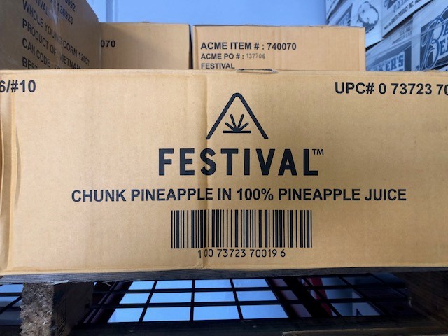 Canteen Pineapple 6 Pack Cans