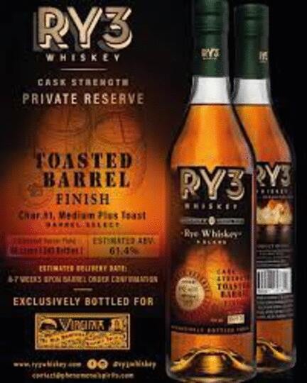 Barrell Singel Barrel Cask Strength Rye Whiskey