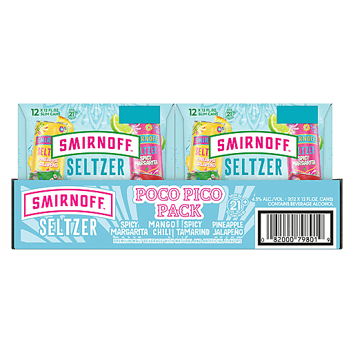 Smirnoff Poco Pico Sltz 12 Pack Cans