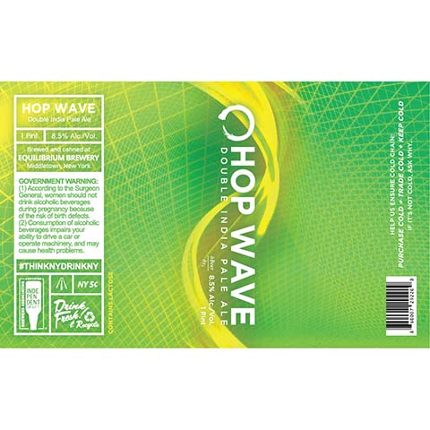 Equilibrium Hop Wave 2 4 Pack Cans