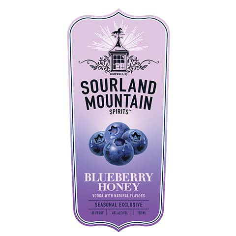 Sourland Moun Blueberry Honey Vodka