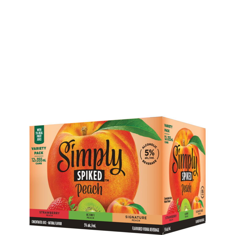 Neatly Spiked White Peach 4 Pack Cans