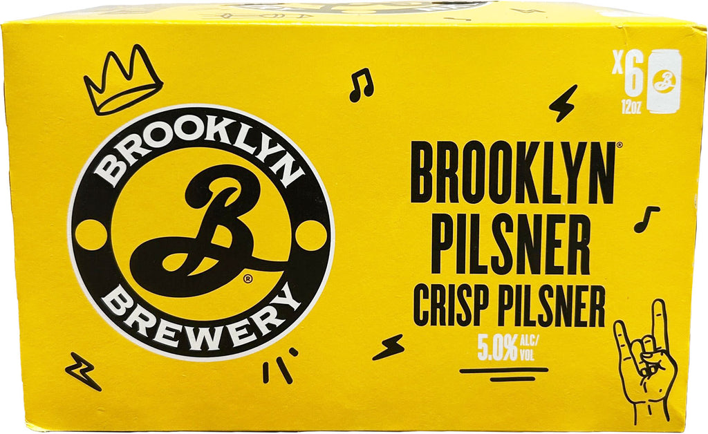Brooklyn Pilsner 6 Pack Cans