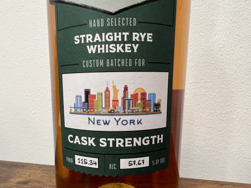 Vry Old St Nck Cask Strength Rye Whiskey