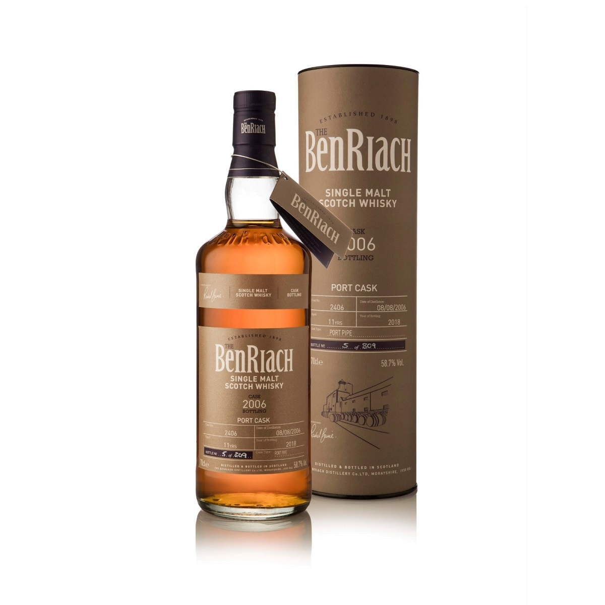 Benriach 24 year old Single Cask Single Malt