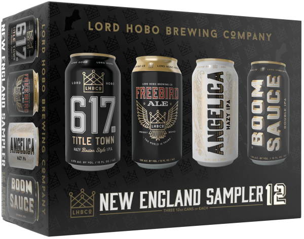 Lord Hobo Boom Box Sampler 12 Pack Cans