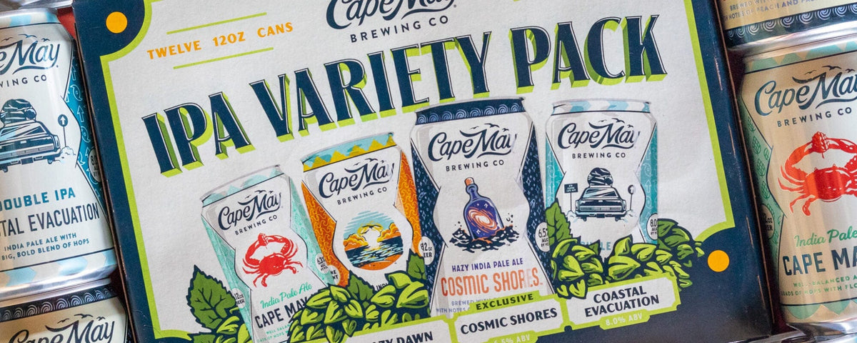 Cape May Double Banked 4 Pack Cans