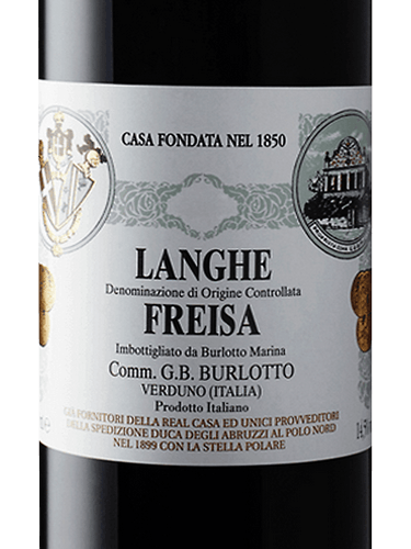 Burlotto Freisa Verduno Langhe