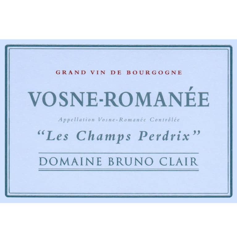 Domaine Bruno Clair Les Champs Perd Vosne Romanee