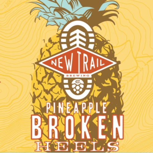 New Trail Pineapple Broke Heels 4 Pack Cans