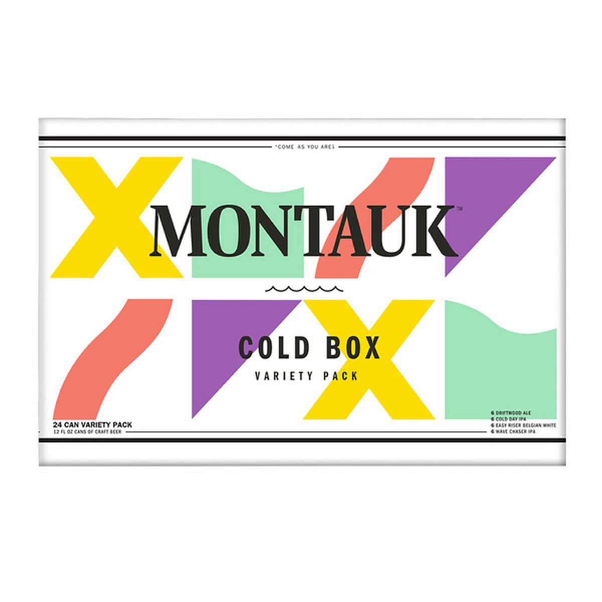 Montauk Box Of Variety 12 Pack Cans