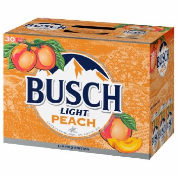 Busch Light Peach 30 Pack Cans