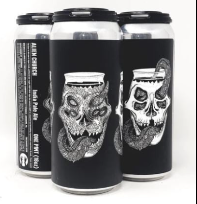 Tired Hands Alien Church DDogfish Head 4 Pack Cans
