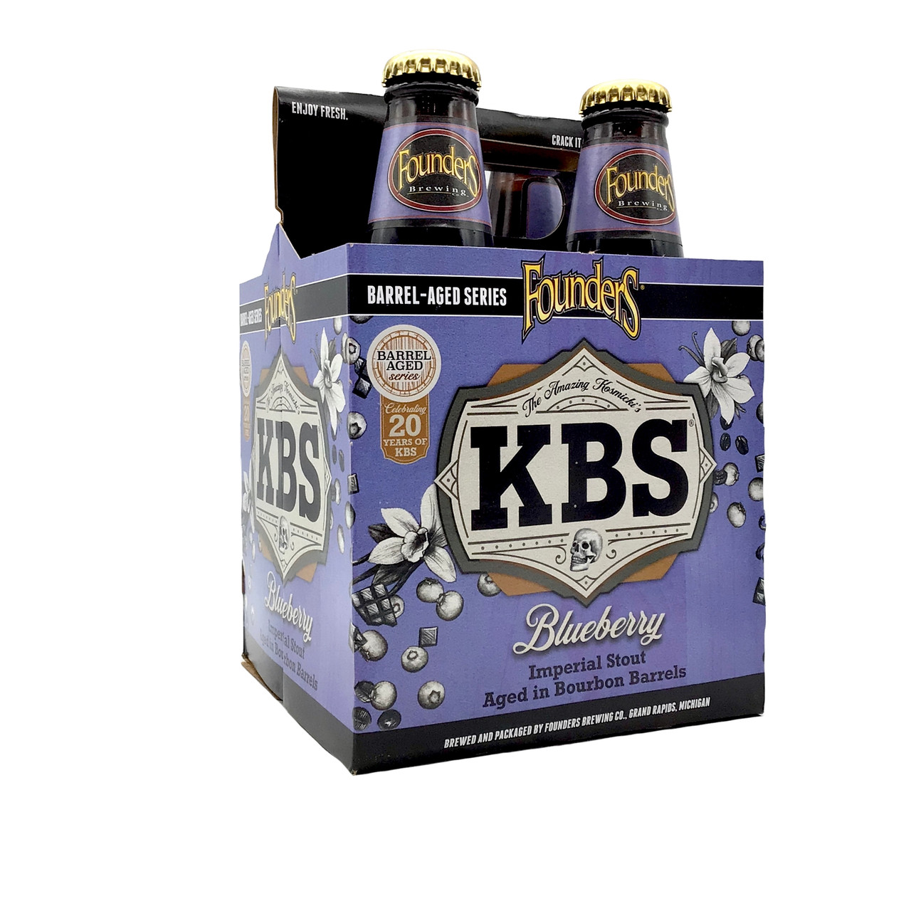 Founders Kbs Blueberry 4 Pack Bottles