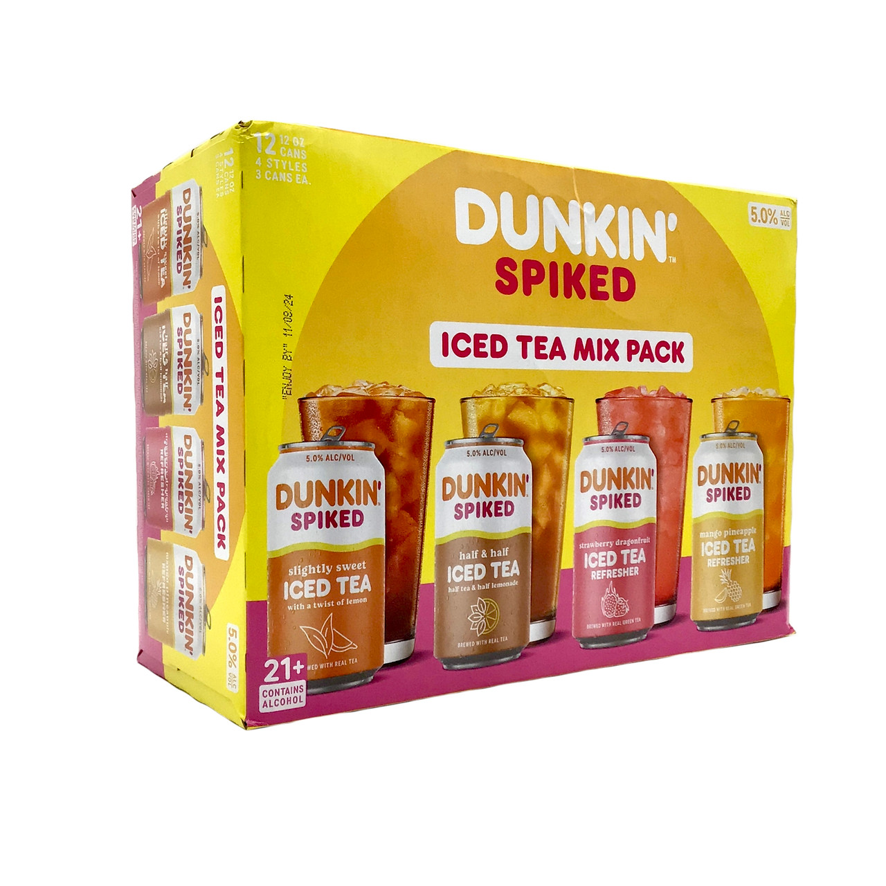 Dunkin Spiked Iced Tea Variety 12 Pack Cans