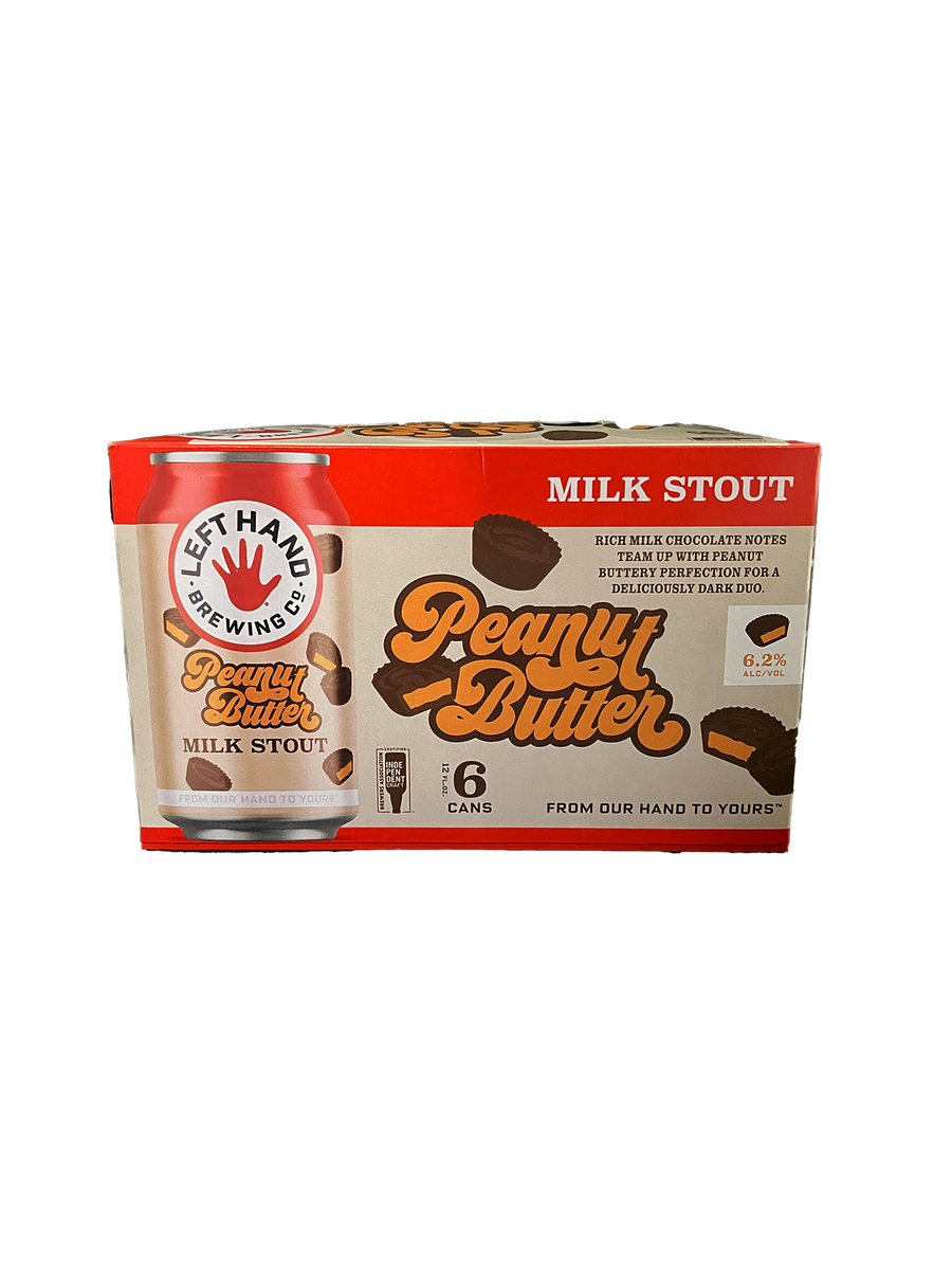 Left Hand Peanut Butter Milk 6 Pack Cans