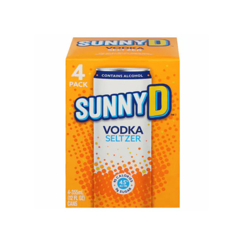Sunny D Vodka Seltzer Variety 8 Pack Cans