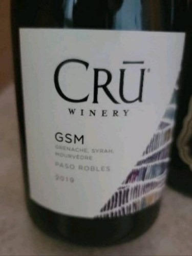 Cru Winery Gsm