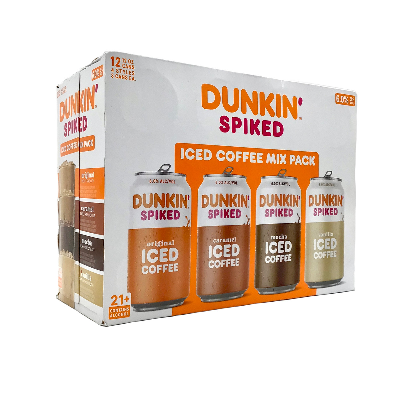 Dunkin Spiked Coffee Variety 12 Pack Cans