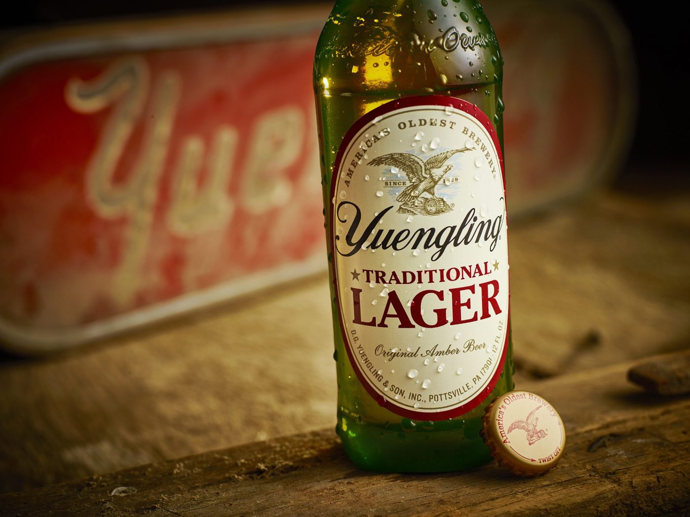 Yuengling Lager Bottle