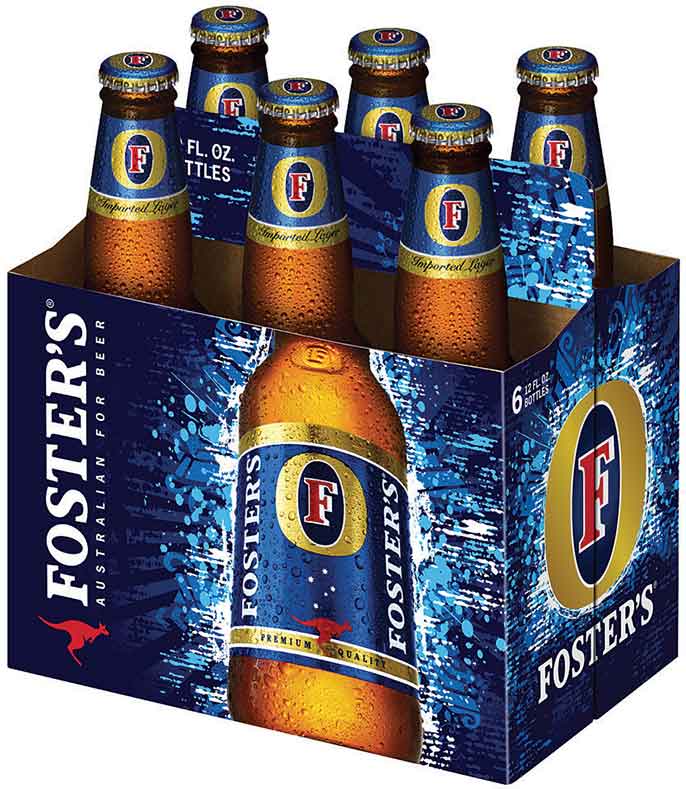 Foster's 6 Pack Bottles