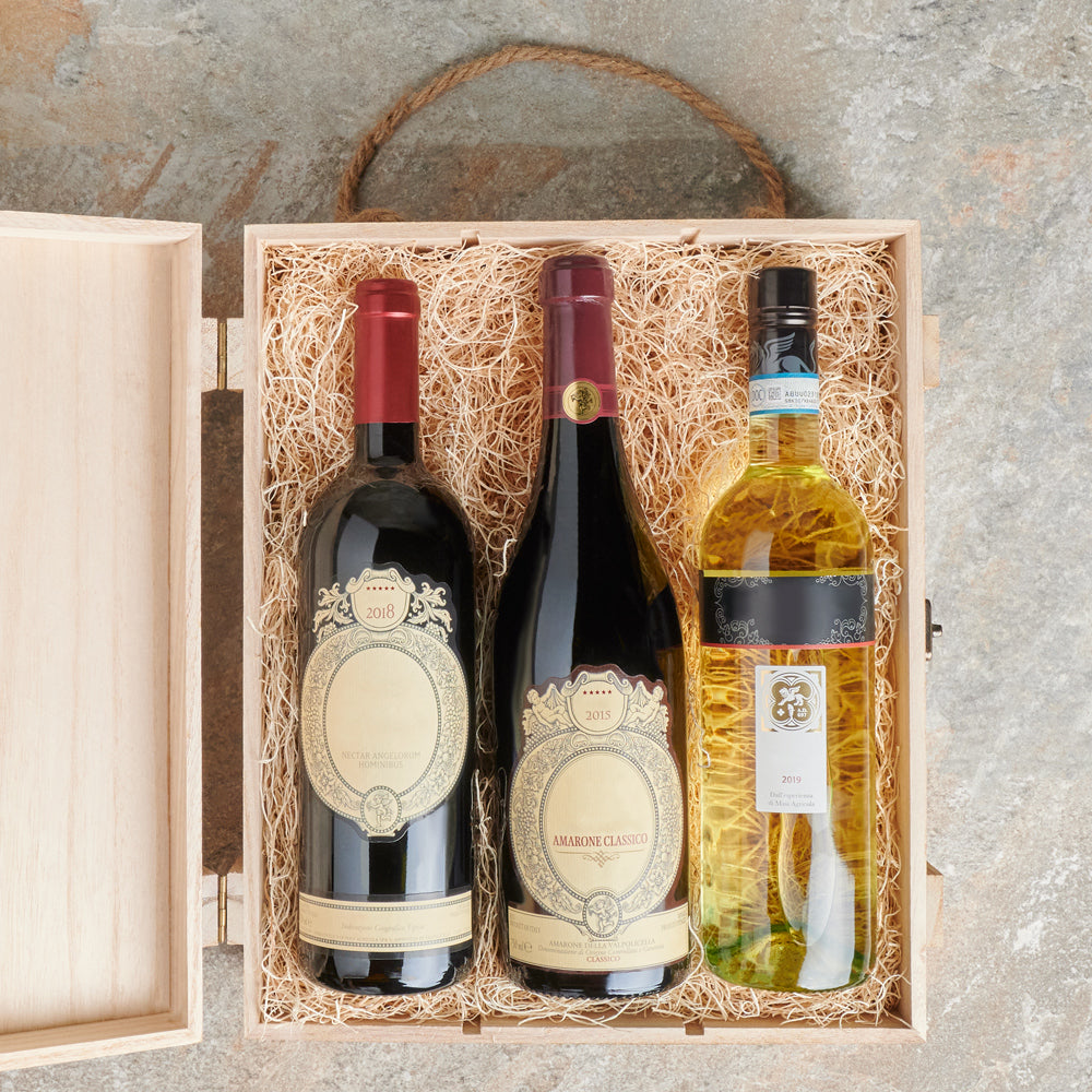 Gift Basket 3 Brun And 3 Rosso Wine Basket