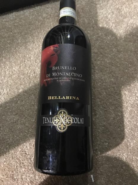 Tenute Niccolai Podere Bellarin Brunello Di Montalcino