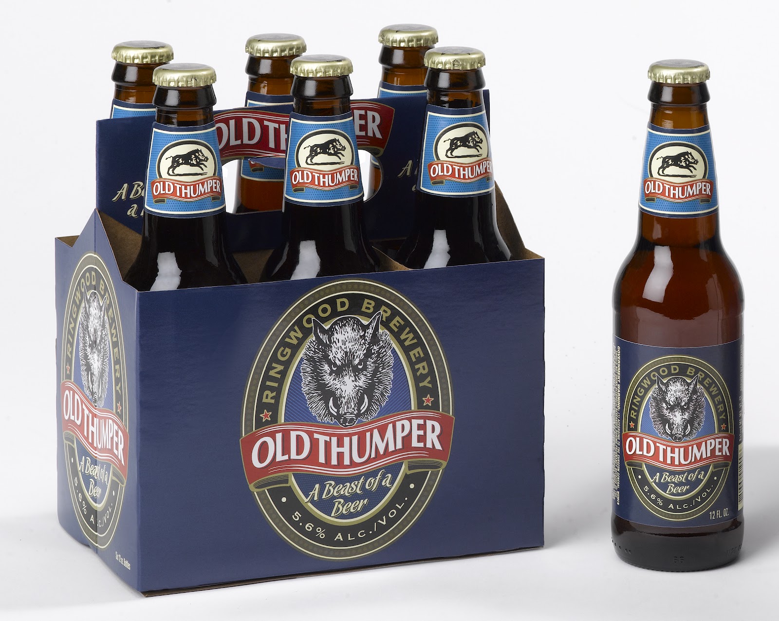 Shipyard Old Thumper 6 Pack Bottles