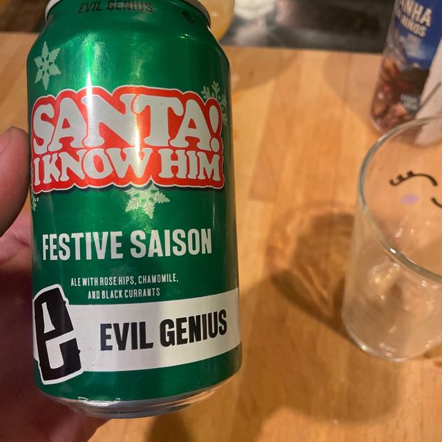 Evil Genius Santa I Know Hm 6 Pack Btk 6 Pack Cans